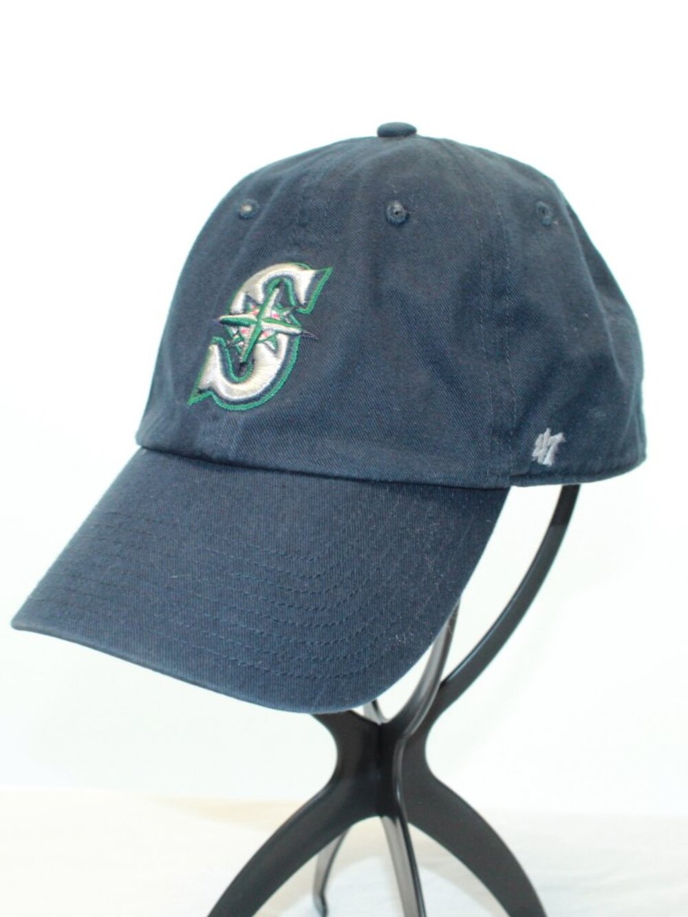 Seattle Mariners 47 Brand Navy Strapback Adjustable Cotton Twill Cap Hat